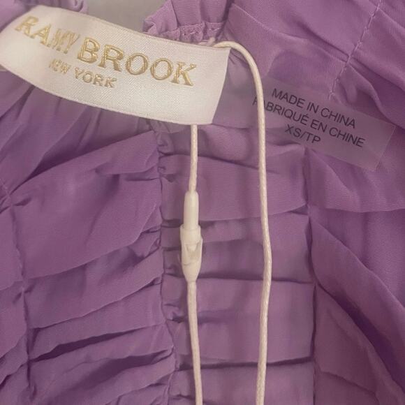 Ramy Brook Cleo Dress Maui Lilac XS, Lavendar Flowing Chiffon, A04, $179, NWT - Picture 6 of 6